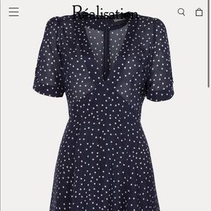 Réalisation Par The Ozzie Dress in Navy Star